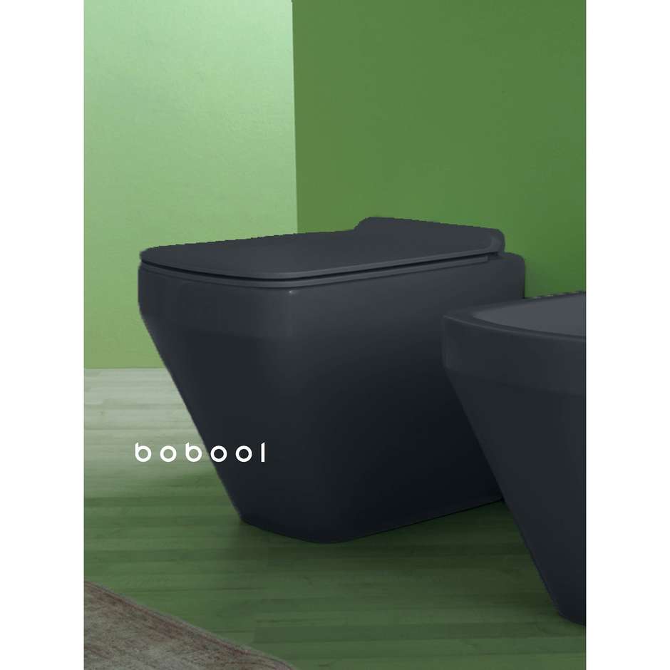 Vase de sol sans rebord affleurant en ciment mat - Baden Baden, Simas