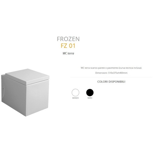 Vaso a terra squadrato stile moderno in ceramica bianca Frozen, Simas