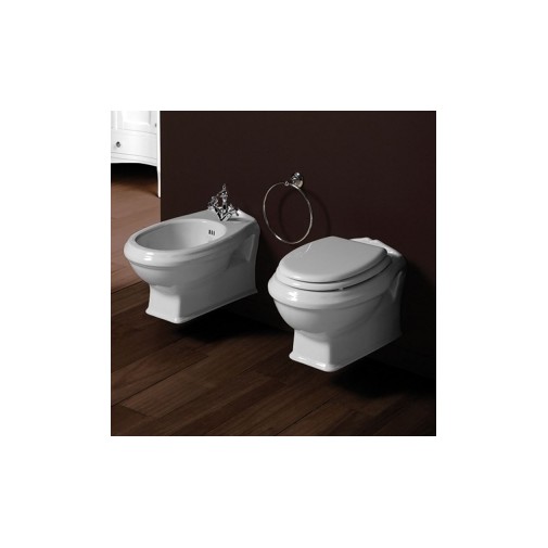 Vaso Sospeso in Ceramica Simas Londra Bianco Lucido LO 918 - Design Classico