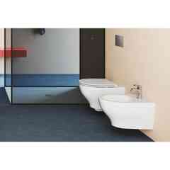 Vaso sospeso salvaspazio in ceramica bianca - Pratica 2, Azzurra Ceramiche