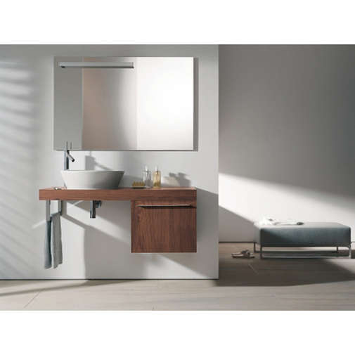 Vasque à poser avec trop-plein blanc 55 cm - Bacino, Duravit