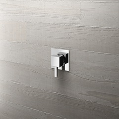 Verchromter Duschmischer in modernem Design, komplett mit Außen- und Innenteil - Hito Quarantuno, Geda