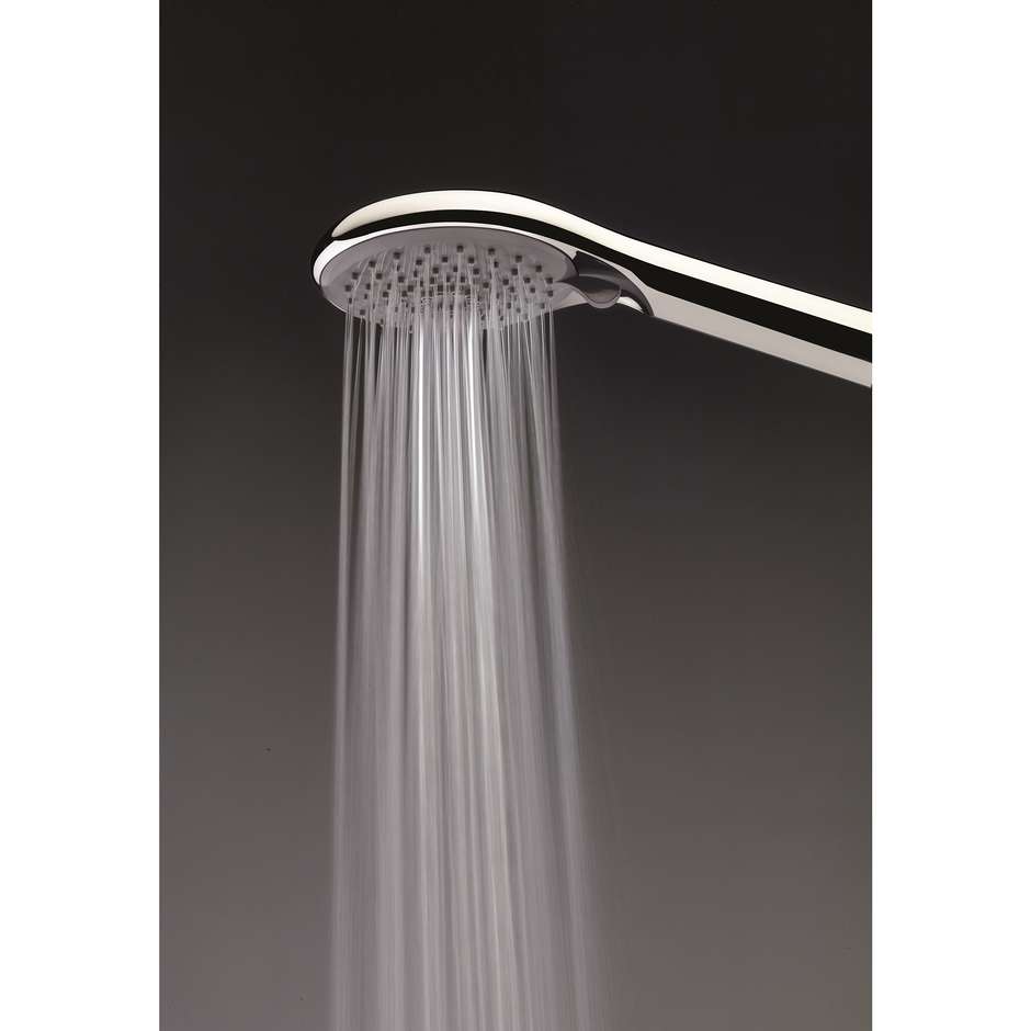 Verstellbare Brausestange 70 cm, 3-strahlige Handbrause und Seifenschale, Syncronia Bossini