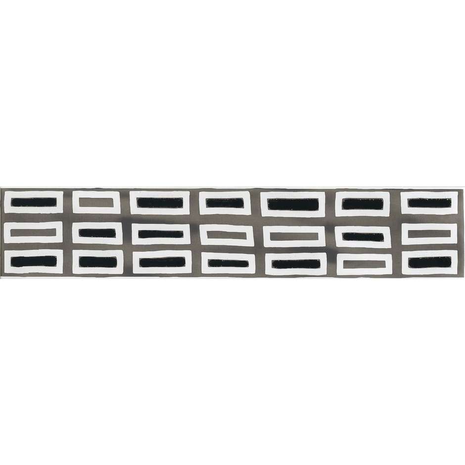 Verzierter Einsatz zum Abdecken von 6 Fächern, Mann, 10x50 cm - Air, Dom Ceramiche