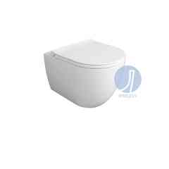 Vignoni XS Rimless Wall-Hung Toilet (VI28) - Simas 