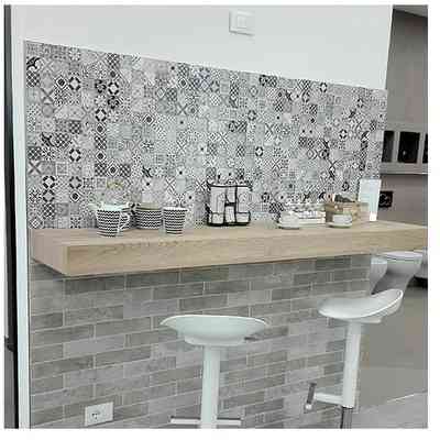 Vintage Gray glass mosaic 30x30 - Boxer