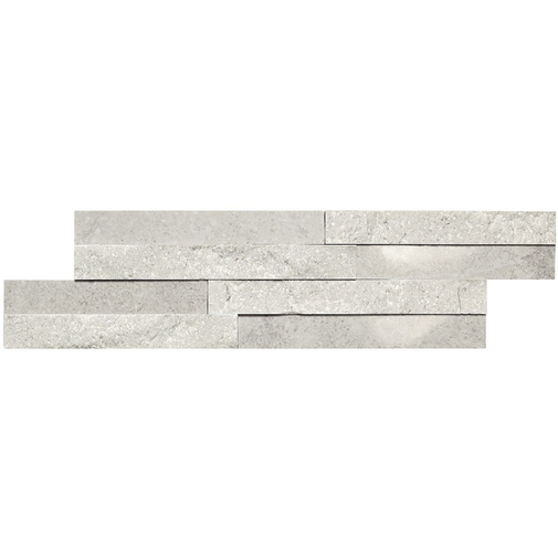 Wall cladding in greige natural stone 10x35 cm - Mini Nat-Stone, Boxer