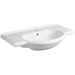 Wall-hung console washbasin in white ceramic 90 cm - Nizza, Simas