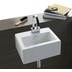 Wall-hung handrinse basin with one hole in white ceramic 43 cm - Frozen, Simas