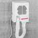 Wall-mounted hair dryer with white hose - Colombo Design