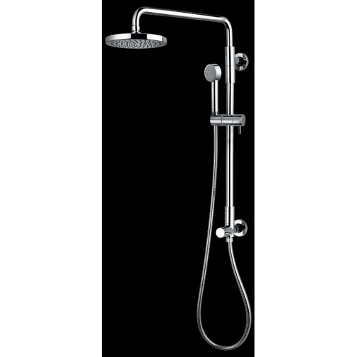 Wall mounted shower column with 20 cm shower head, 85cm sliding rail - Gio Renovation, Bossini