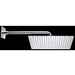 Wall-mounted shower head with a refined taste, 30x30 cm square, low thickness - Paris, Bossini