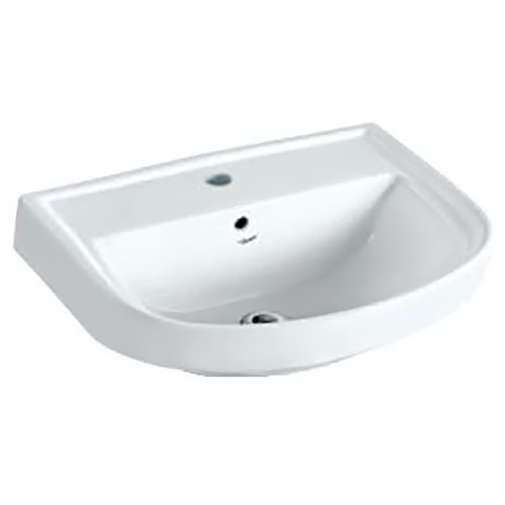 Wall mounted washbasin 40x55cm Continental Jaquar Bianco with fixings