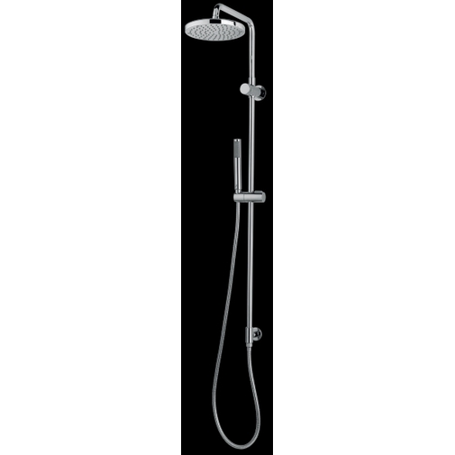 Wall shower column, 25 cm shower head, sliding rail, high water inlet - Oki Renovation, Bossini