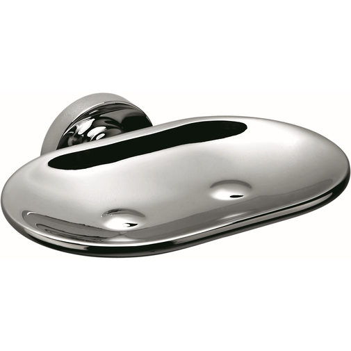 Wall soap holder in chromed brass - Basic, Colombo Design