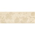 Wall tile with matt floral decoration, Milk Rose beige, 25x75 cm - Resort, Dom Ceramiche