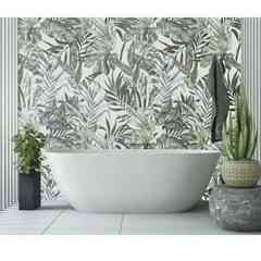 Wallpaper-effect porcelain stoneware with Tentazioni decoration, 60x120 cm - Cotto Petrus