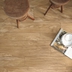 Walnut color wood effect rectified porcelain stoneware tile 30x120 cm - Ulivo, Casalgrande Padana