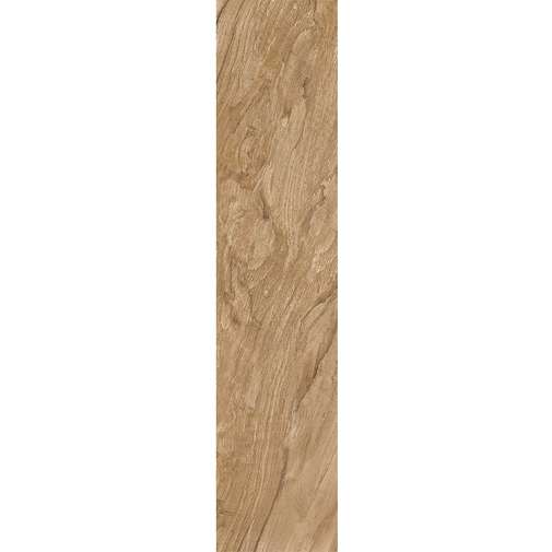 Walnut color wood effect rectified porcelain stoneware tile 30x120 cm - Ulivo, Casalgrande Padana