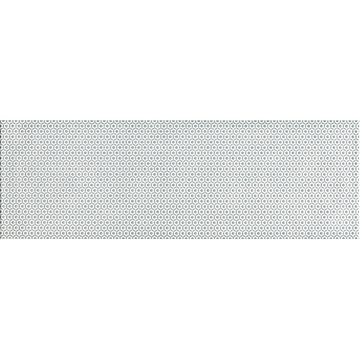 Wandeinsatz Fliese mit Dekoration, 20x60 cm, grau Bijou Cold - Smooth, Dom Ceramiche