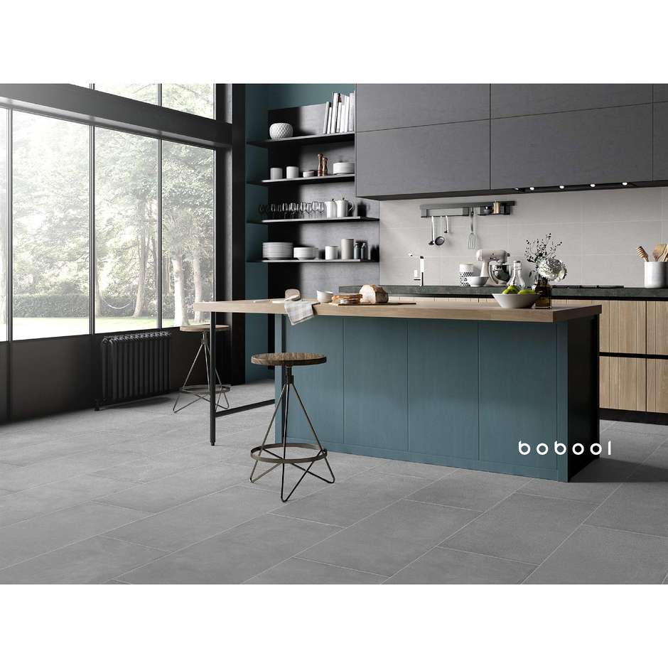 Wandfliese Betonoptik, Weiß, 25x60 cm - Concretus, Dom Ceramiche