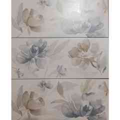 Wandfliese mit farbigem Blumendekor, 25x60 cm - Domus, Ceramica Euro