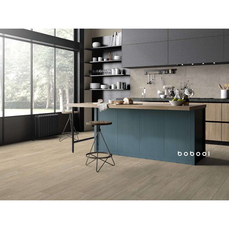 Wandfliese mit Sandoptik, Sand Greige, 25x75 cm - Desert, Dom Ceramiche