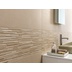 Wandfliese, Reliefstreifen Beige, 25x60 cm, Wall - Concretus, Dom Ceramiche