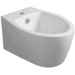 Wandhängendes Einloch-Bidet im modernen Stil aus weißer Keramik - LFT, Simas