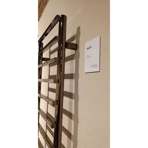 Wandmontierter Handtuchwärmer im modernen Stil, hydraulisch, 120 x 40 cm, glänzendes Blech - Smart, Tubes Radiatori