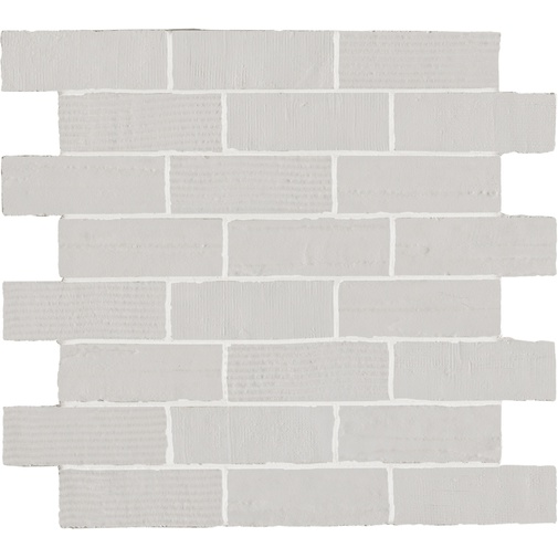 Wandmosaik, Grauer Ziegelstein, 33,3x33,3 cm - Comfort G, Dom Ceramiche