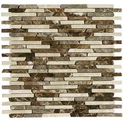 Wandmosaik Marmorfliesen 30,5x30,5 Boden/Wand Emperador Mix - Knosso, Boxer