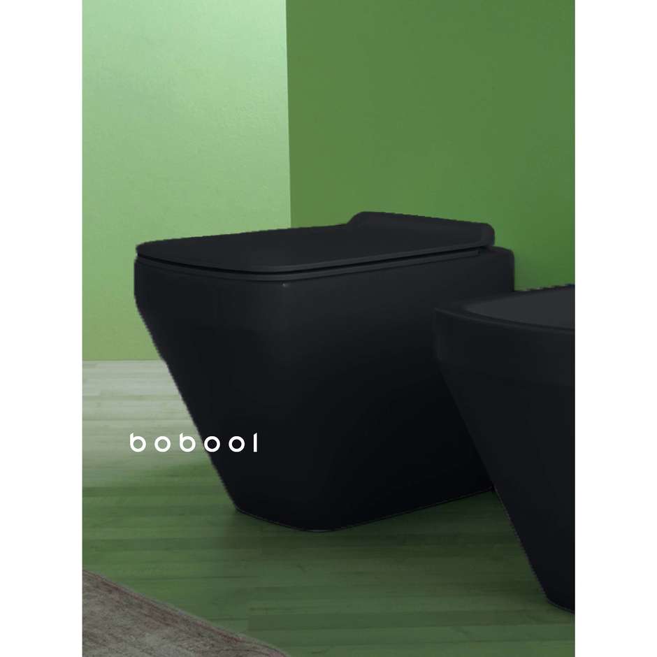 WC au sol sans rebord anthracite mat - Baden Baden, Simas