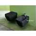 WC suspendu design moderne anthracite mat sans rebord - Baden Baden, Simas