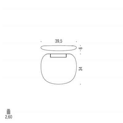 Weißer klappbarer Duschsitz im modernen Stil, belastbar bis 130 kg - Colombo Design