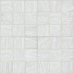 Weißes Glasmosaik 50.01 Tessera 5x5 cm, mit Montageset - Smalto, Bisazza