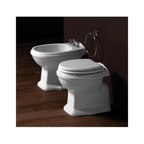 White ceramic vase with floor drain - Arcade, Simas