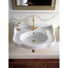 White classic style suspended washbasin 71 cm - Palladio, Sbordoni