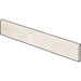 White concrete effect skirting board 7x90 cm White, rectified - Uptown, Dom Ceramiche
