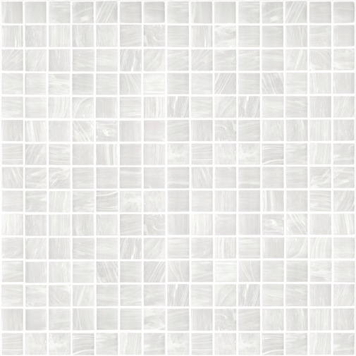 White glass mosaic 20.01, with installation kit - Smalto, Bisazza