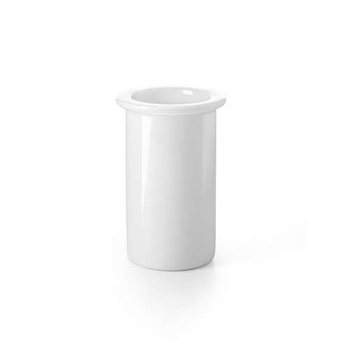 White porcelain toothbrush holder - Strika, Lineabeta
