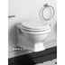 White retro design rimless wall hung toilet - Lante, Simas