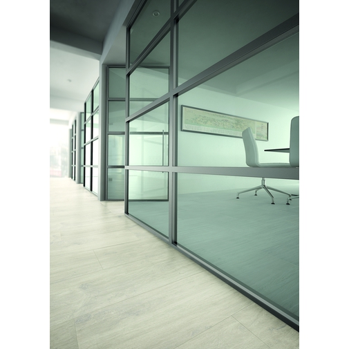 White wood effect rectified porcelain stoneware 20x120 cm - Tavolato, Casalgrande Padana