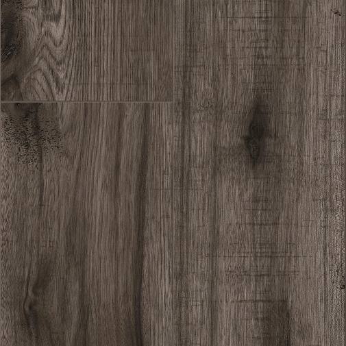 Wood effect laminate floor, dark brown 138,3x15,9x1cm - Hickory Berkeley, Ambientis
