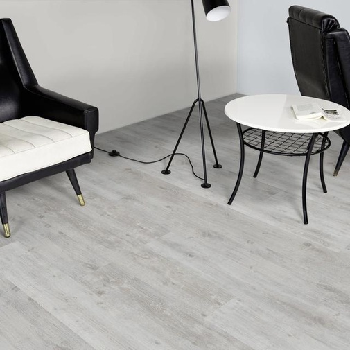 Wood effect laminate floor, light gray 1383x193x7 cm - Fiorano oak, Ambientis