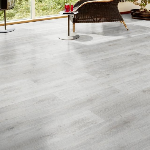 Wood effect laminate floor, light gray 1383x193x7 cm - Fiorano oak, Ambientis