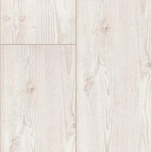 Wood effect laminate flooring 8 mm thick, white 1383x159 cm Ac 4 - Pino Kodiak, Ambientis