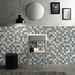 Wood effect mosaic, for floors and walls 30x30 cm, Gray - Ethnic, Boxer