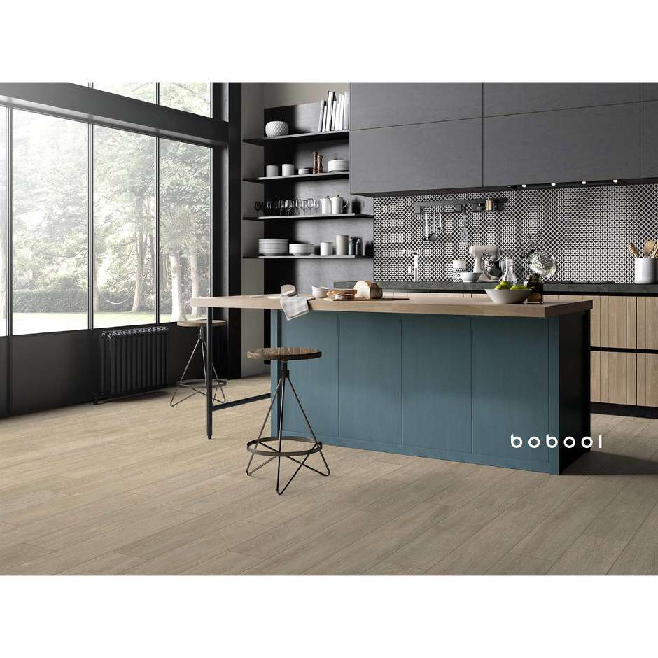 Wood-effect porcelain stoneware, 20x120 cm Sand - Comfort W, Dom Ceramiche