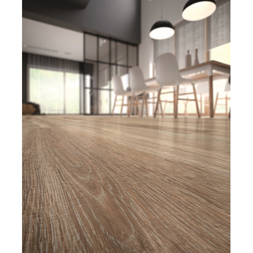 Wood-effect porcelain stoneware, Natural 30x180 cm - Barkwood, Ceramica Sant'Agostino